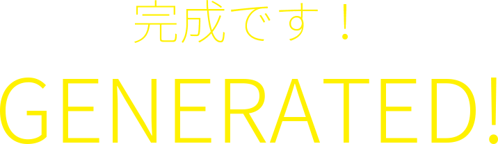 Generated text